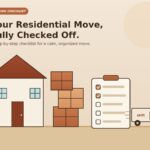 A solid checklist for a residential move can turn a chaotic process into a series of manageable steps.